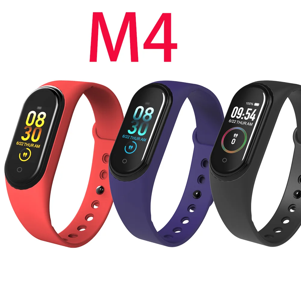

10Pc/lot M4 Wristband Smartband Bracelet Watch Heart Rate Monitor Fitness Tracker Activity Blood Pressure Android Ios Sport