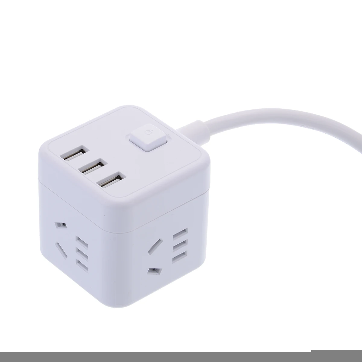 

1Pcs 58x58mmx62mm Cube Power Board Strip DC5V 2.4A For All 3 Ports 4 Socket Cord Charger Charging Outlets Electrical Plug