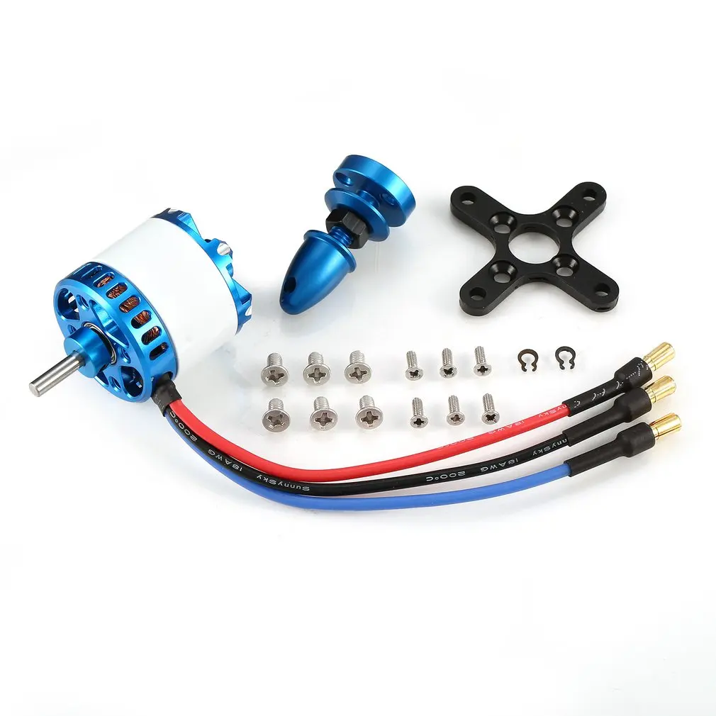 SUNNYSKY X2212-III 2212 980KV/1250KV/1400KV 3-4S бесщеточный двигатель для FPV RC гоночный Дрон самолеты фиксированное крыло самолет короткий вал