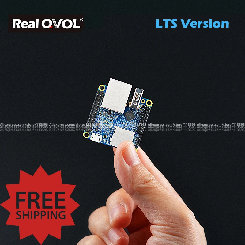  RealQvol FriendlyARM NanoPi NEO2 es 64bit corteza A53 Placa de desarrollo más rápido que Raspberry 