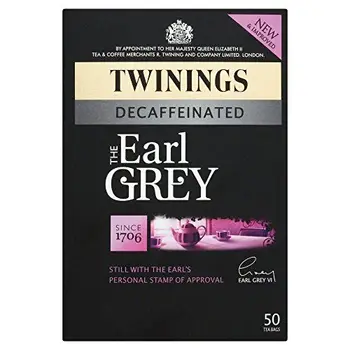 

Twinings Earl Gray Bolsas De Té Descafeinado (50) (Paquete de 2)