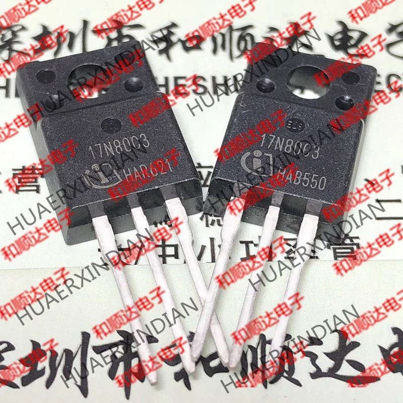 5 шт., новые оригинальные кнопки SPA17N80C3 17N80C3 TO-220F 800V 17A
