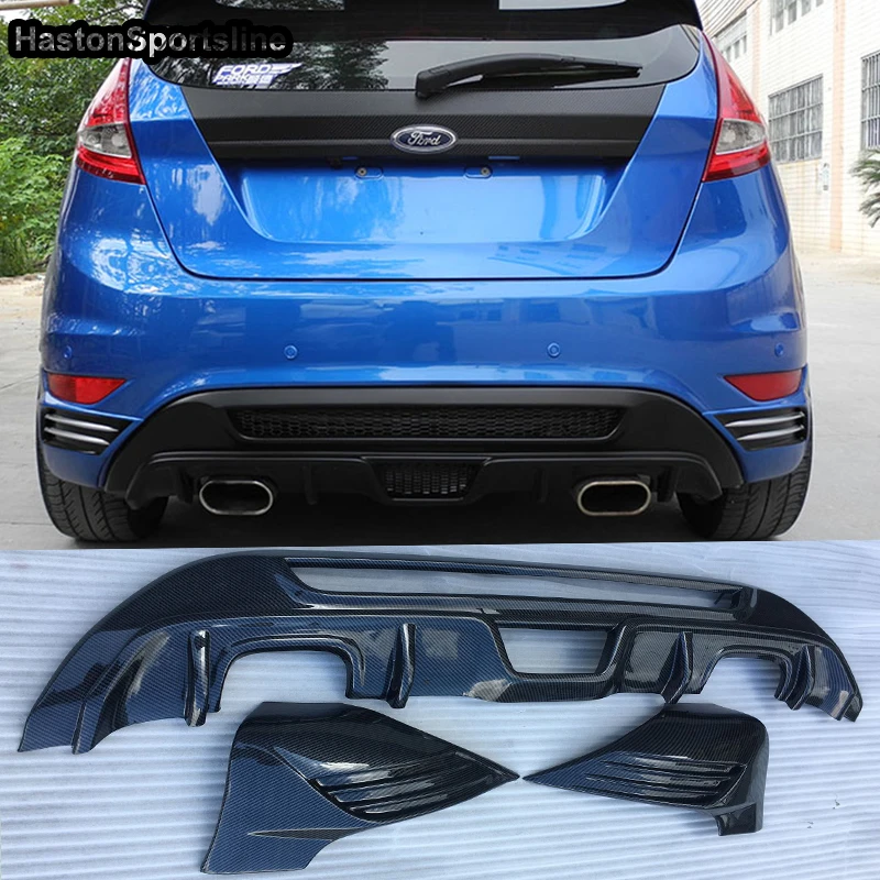 Искусственный диффузор из углеродного волокна MK7 для автомобиля Ford Fiesta 2008