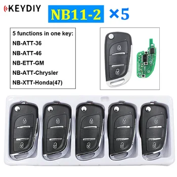 

5Pcs/Lot NB11-2 Multi-functional NB-Series Remote Control Car Key (All Functions Chips in) for KD900 KD900+ URG200 KD-X2 Mini KD