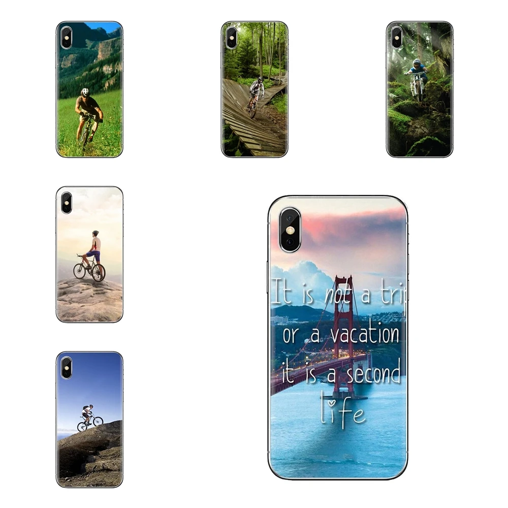 Гладкий Чехол из ТПУ чехлы Горный Открытый велосипед MTB для LG G3 G4 мини G5 G6 G7 Q6 Q7 Q8 Q9