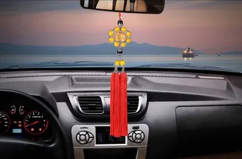 

Natural red agate jade myelin pendant open light jade car pendant car rear-view mirror car interior jewelry