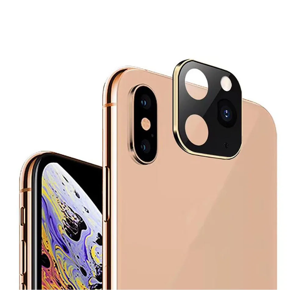 Oppselve поддельные Камера Стикеры защитное устройство для объектива для iPhone XS Max секунд изменение выглядит как iPhone 11 Pro Камера объектив Экран Стекло