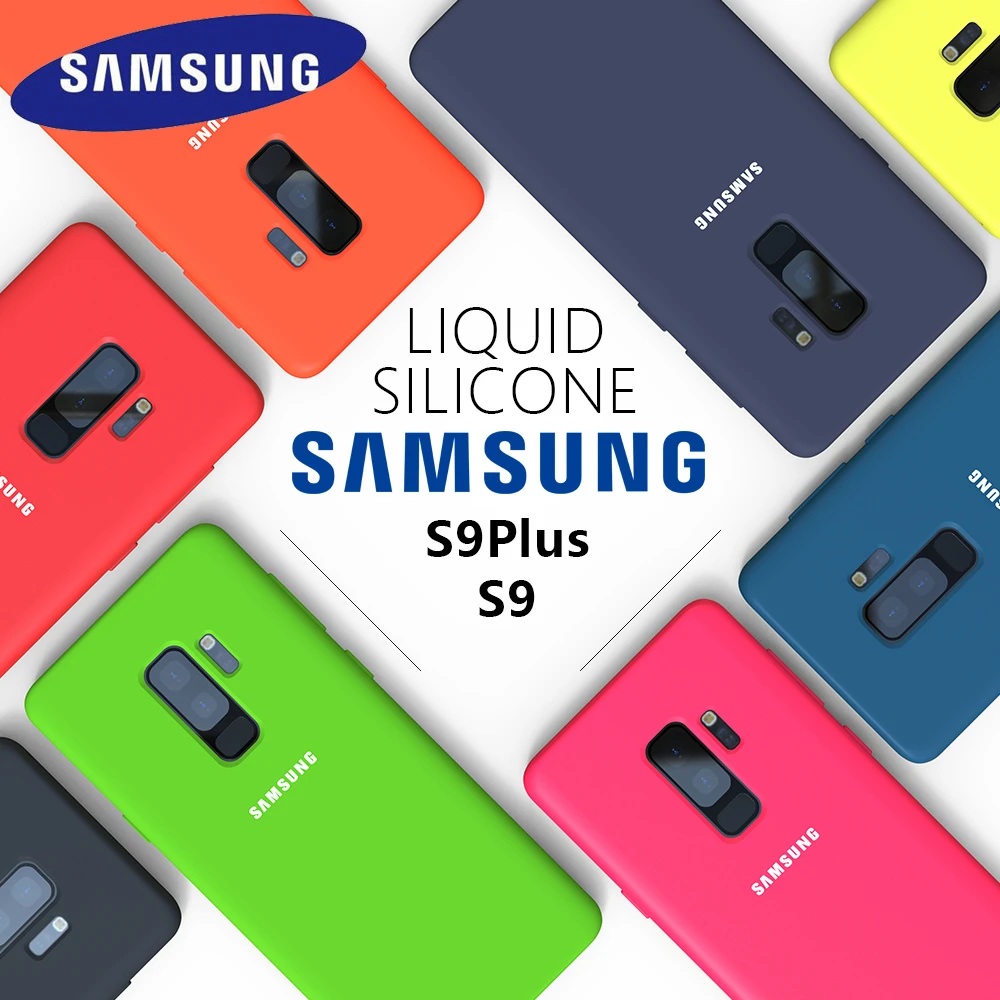 silicone cover with s pen Samsung Galaxy S9 S9 Plus Ốp Lưng Chất Lượng Cao Mềm Mại Ốp Lưng Silicon Samsung Galaxy S9 + Tấm Bảo Vệ Vỏ samsung cases cute