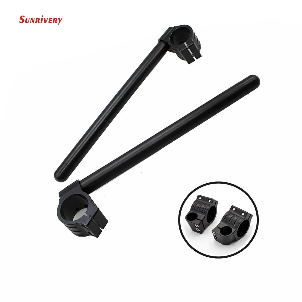 

7/8" 22MM Motorcycle Clip On Ons Fork Handlebars Handle Bar For Honda CB-1 VFR750 TR1000 CBR1000 CBR600 F2/F3 NT650 HAWK