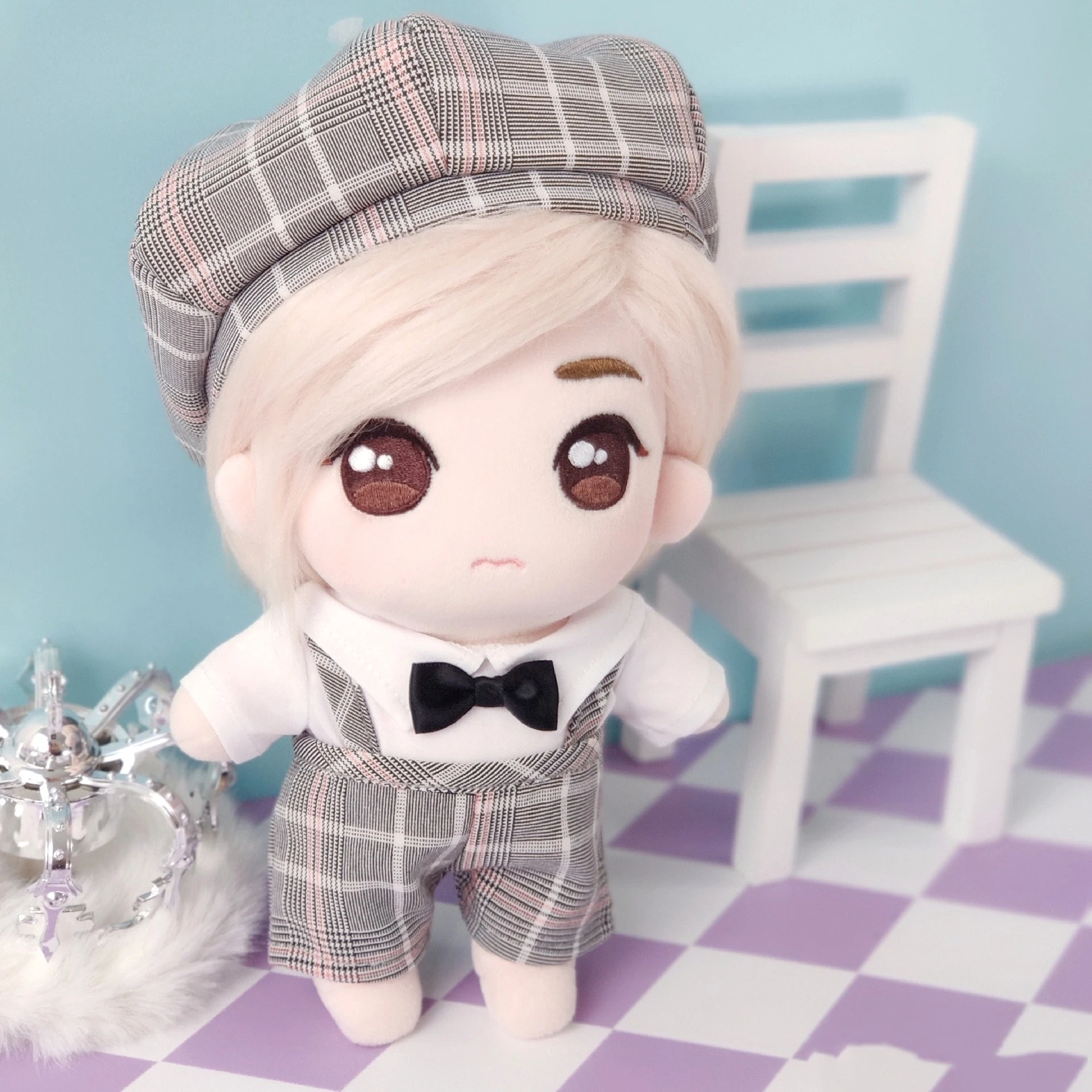 3ピース セット15センチメートルセンチメートルぬいぐるみ服シャツネクタイロンパーススカート帽子アイドル衣装おもちゃ豪華絢爛人形のアクセサリー英国スーツ Dolls Accessories Aliexpress