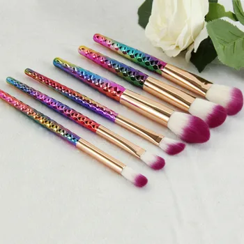 

Makeup Brushes Set Professional 6PCS Pincel Maquiagem Cosmetics Brushes Colorful Contour Base Powder Blush Eye Makeup Brushes
