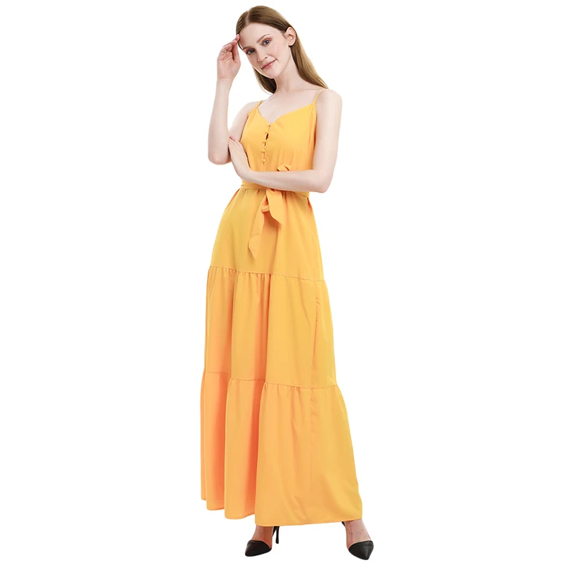 Модное женское летнее платье в стиле бохо без рукавов на бретельках, платья для девочек с v-образным вырезом, бандажные вечерние платья для пляжа, женское платье