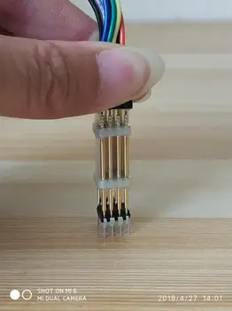 

30cm DIP8 Firmware Burning 2.54mm Probe Spring Needle Thimble Jig Burning Writing Download