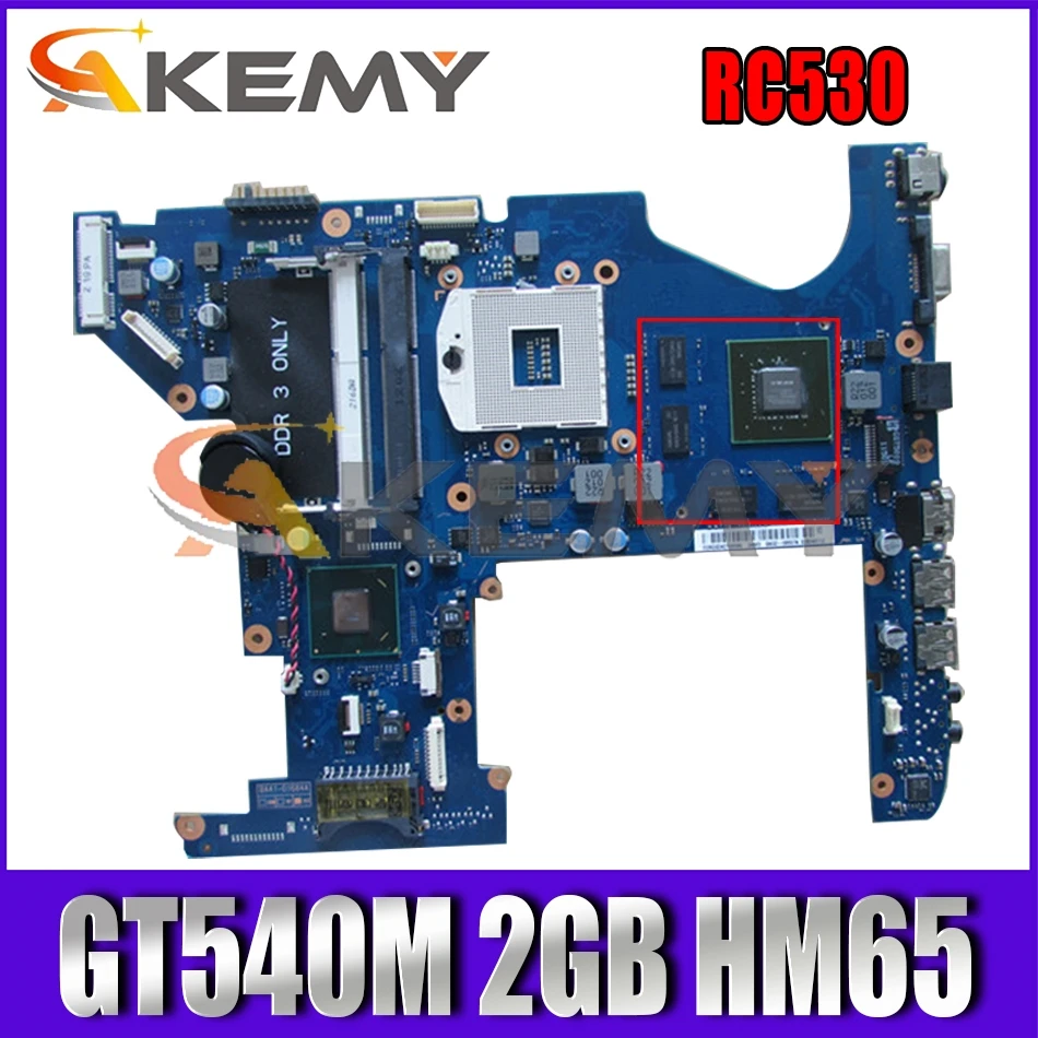 AKEMY для Samsung RC530 Материнская плата ноутбука BA92-08556A BA41-01684A GT 540M 2GB HM65 DDR3 | Компьютеры и