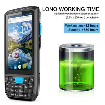 

New PDA Android Handheld Terminal Portable Honeywell Barcode Scanner 1D Laser 2D QR Code Data Collector with WIFI BT GPS 4G NFC