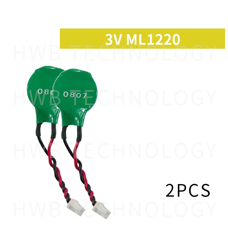 2 шт./для нового vira ML1220 ML1220 3 в перезаряжаемый 2 PIN биос запасной КМОП аккумулятор RTC