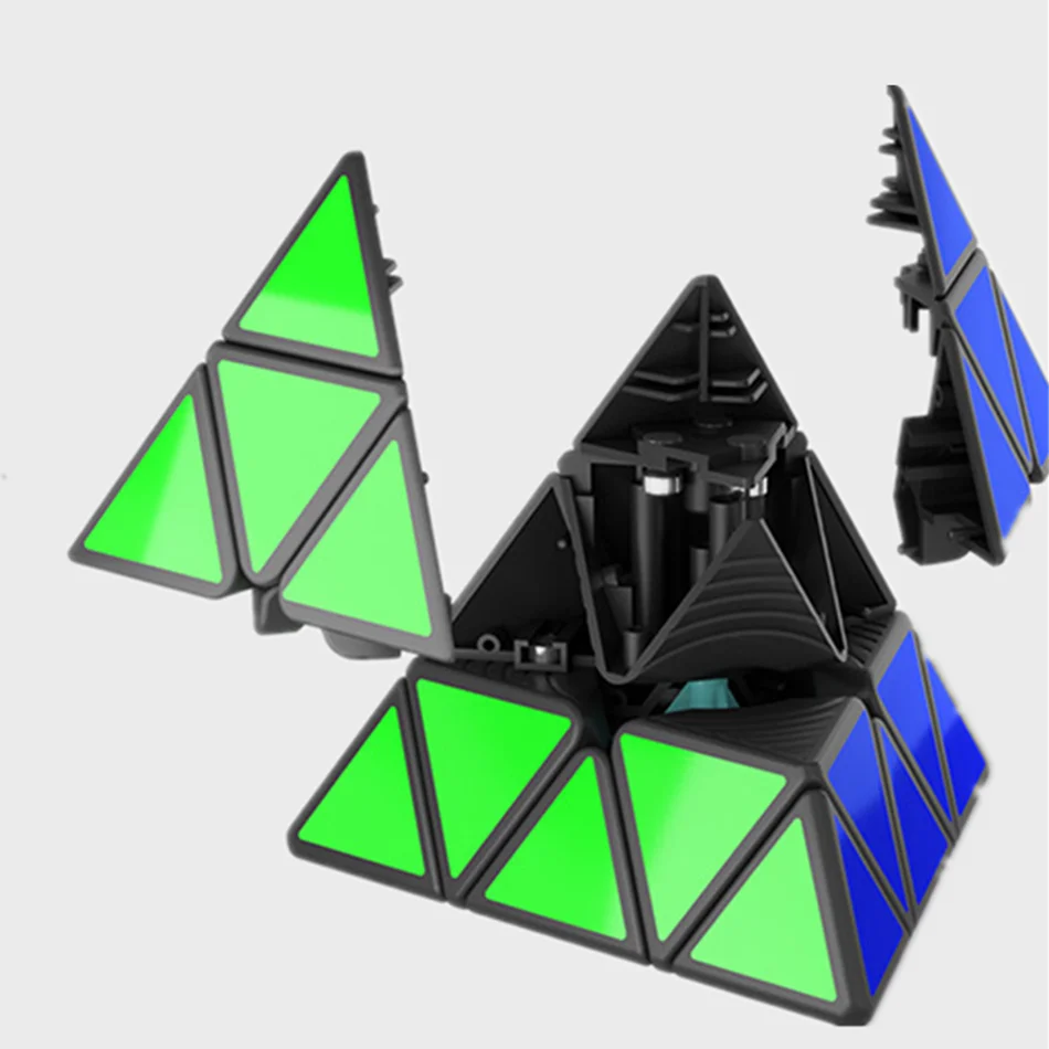 

Fast delivery Yongjun Yj V2M Magnetic Magic Pyramid Cube Magnets Triangle cubo Puzzle Speed Cubes For Children Kids Gift Toy