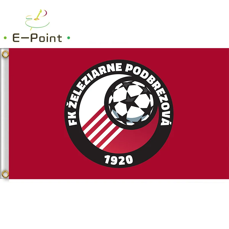 Флаг Словакии FK zeleziарне подбрезова 3 фута * 5 футов (90*150 см) размер рождественские