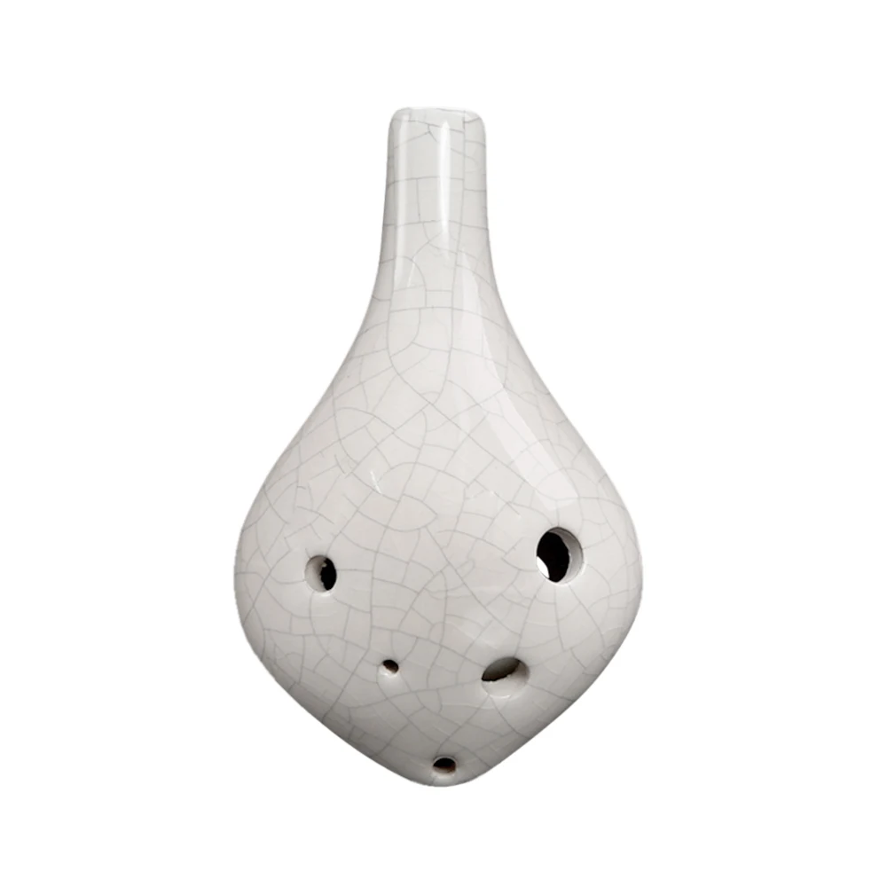 Керамическая бутылка для вина Ocarina Alto C с 6 отверстиями ручная роспись музыкальный