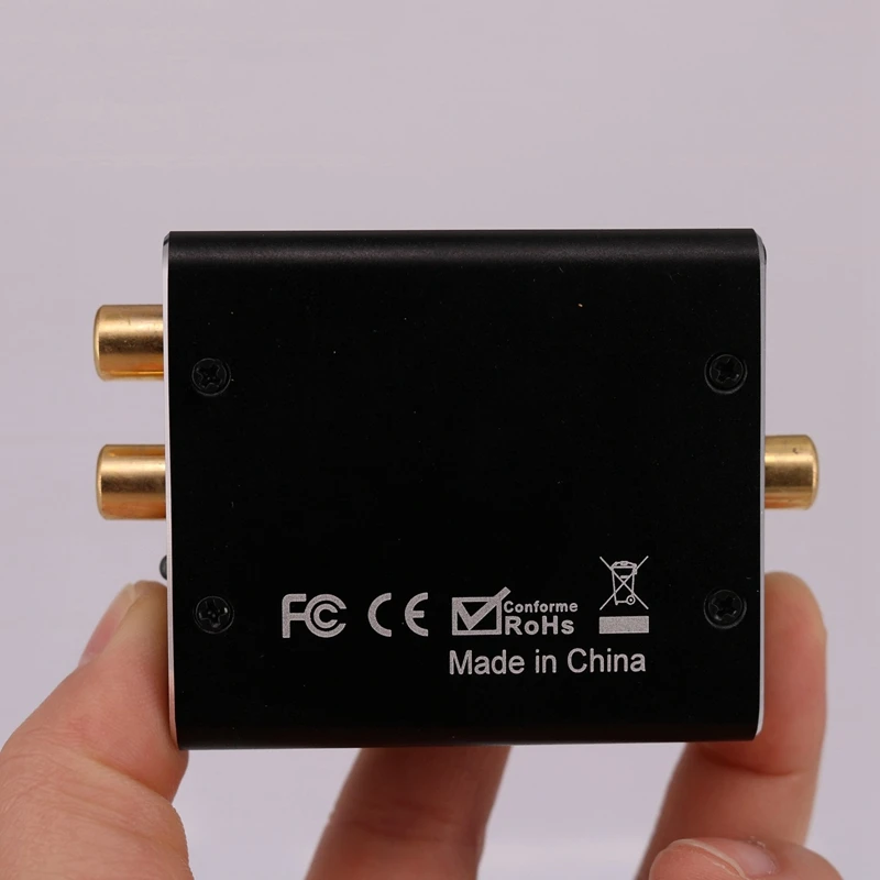 Цифровой Toslink/SPDIF в аналоговый стерео 2 х RCA аудио конвертер-цифровой аудио конвертер(Toslink/SPDIF) в аналоговый(RCA)-Digita