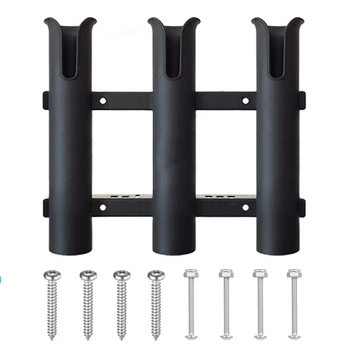 

Multifunctional Vertical 3-Link Fishing Rod Storage Holder Pole Tube Mount Mount Bracket Socket Rack Lure Pliers Storage