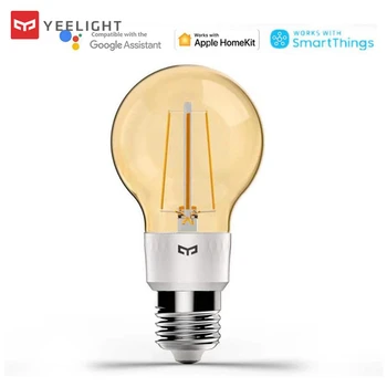 

Yeelight YLDP22YL E27 6W Smart LED Filament Bulb 2700K 700LM Work with Homekit 220-240V for Spotlight Desk Lamp Lantern