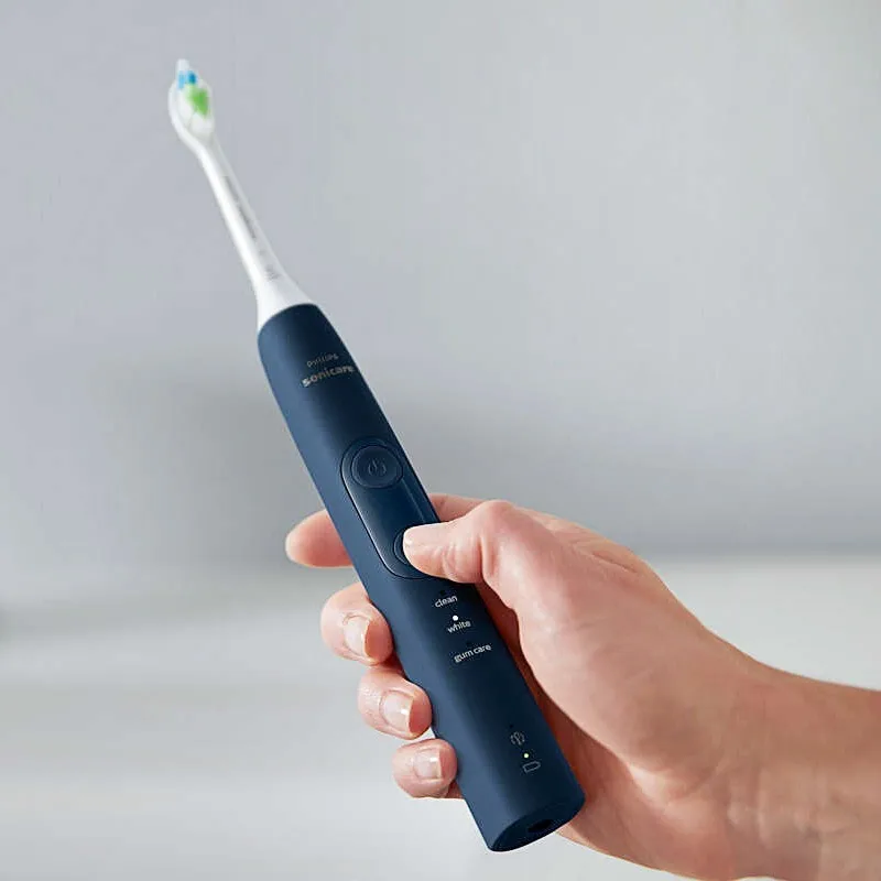 Электрическая зубная щетка Philips Sonicare HX6851 с мультирежимным индикатором вогнутой выключатель питания с магнитной подвеской импульсный двигатель