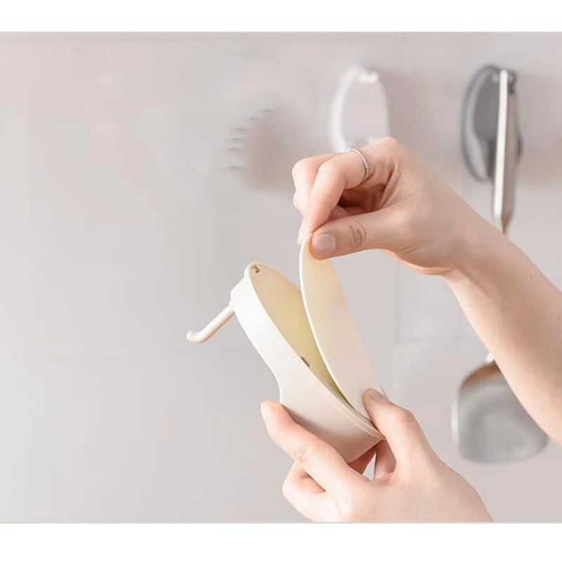 Newest Removable Bathroom Kitchen Wall Strong Paste sticker Transparent Strong Self Adhesive Door Wall Hook Hangers