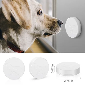

Adjustable Loud Dog Bell US Standard Wireless Pet Doorbell Touch Button Dog Doorbell Dog Bell for Potty Training Dog Paw Bells