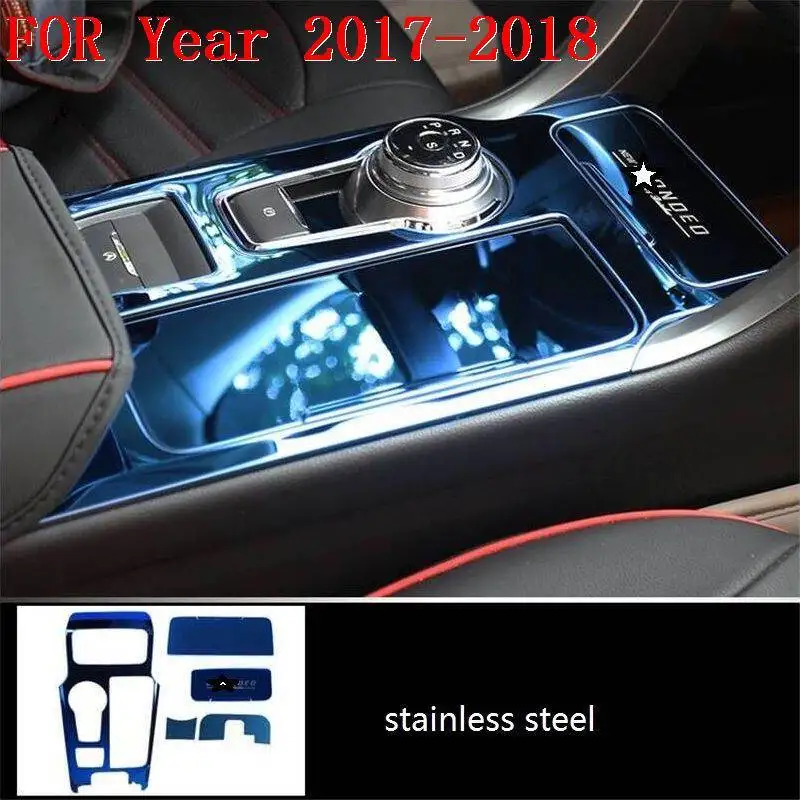 Automovil Авто декоративная система управления чашки шестерни интерьер мода отделка Чехлы Декоративные наклейки полосы 17 18 для Ford Mondeo