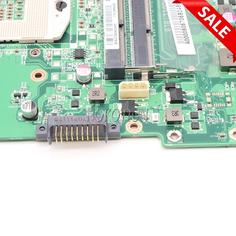 Материнская плата NOKOTION для ноутбука Toshiba Satellite L750 L755 материнская совместимая с
