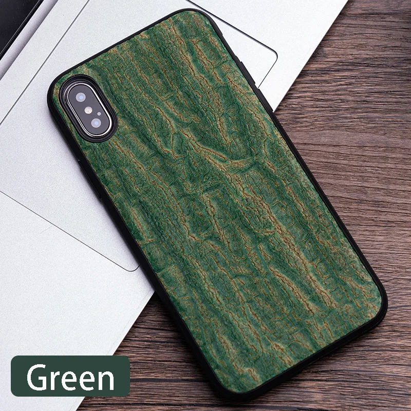 Брендовый Чехол для мобильного телефона для iphone 11 pro max с узором «крокодиловая кожа», чехол для защиты мобильного телефона из натуральной кожи - Цвет: Зеленый