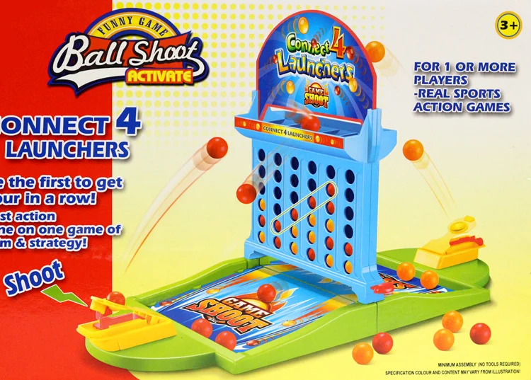  Desktop Pinball Machine Ejection Four-piece Chess Desktop Shooting Platform Parent-child Interactiv