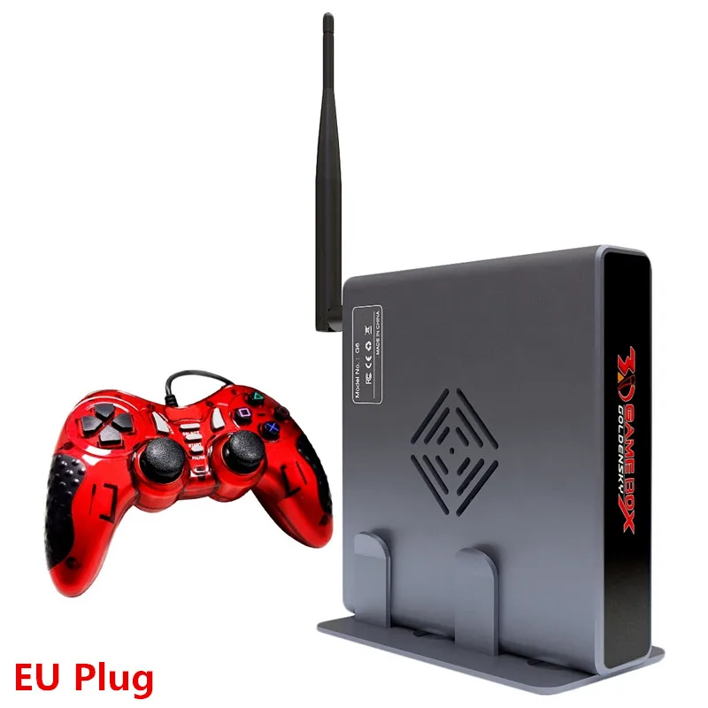 Белый 4K HDMI ТВ игровой хост 3D игровая консоль Интегрированная машина 2000 игра с wifi совместима со всеми играми эмулятор - Цвет: Белый