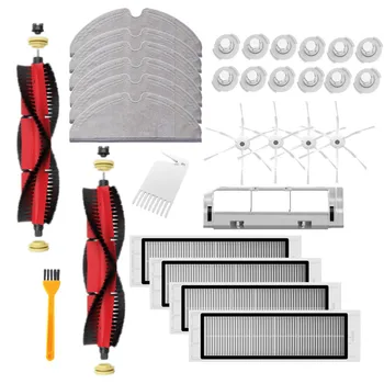 

12Pcs Water Core + 2Pcs Main Brushe + 4Pcs Filter + 4Pcs Side Brushes + 1Pcs White Brush + 1Pcs Yellow Brush for Xiaomi 1/1S/Sto