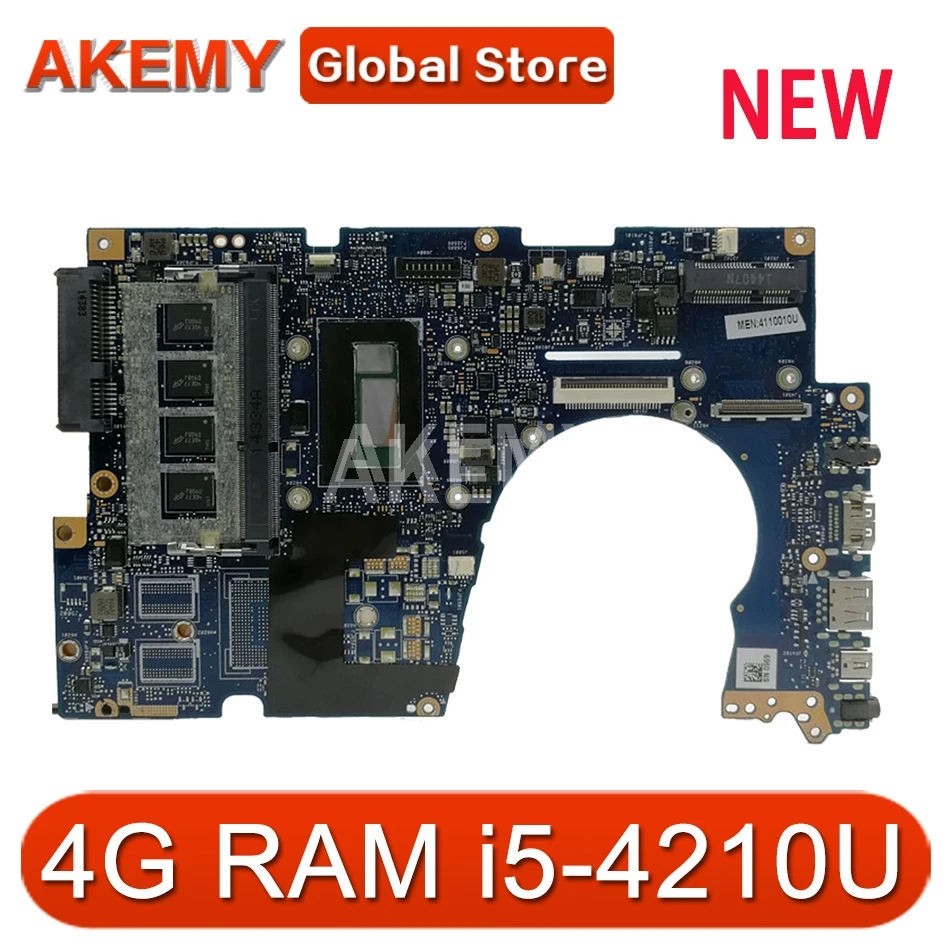 Akemy UX303LAB материнская плата для ноутбука ASUS UX303LA UX303LB UX303LN U303L 4G RAM i5-4210U SR23Y |