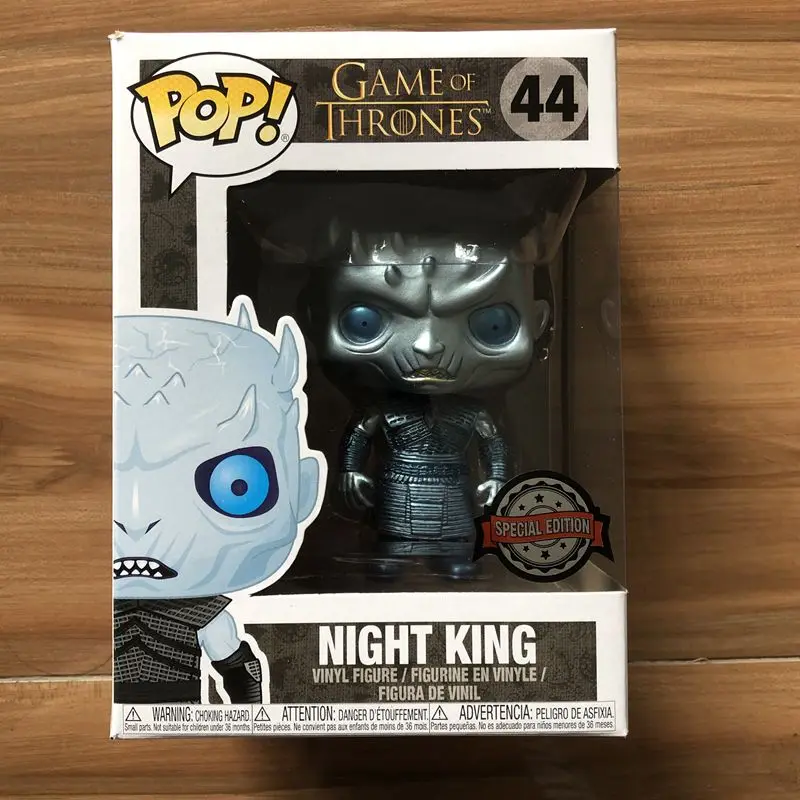 Эксклюзивный официальный Funko pop Игра престолов-металлический ночной король