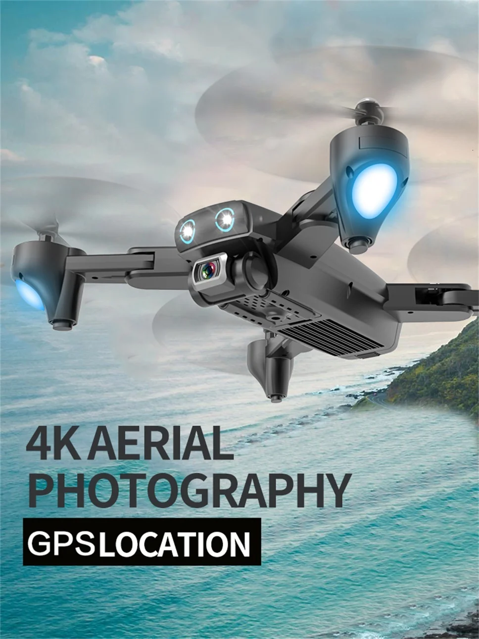 S167 Дрон gps 4K HD камера 5G Wi-Fi FPV складной селфи дроны Профессиональный 600 м Контроль расстояния следуя за мной RC Квадрокоптер