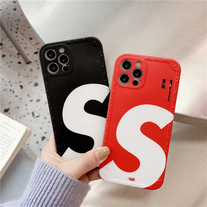 Street Fashion S  Soft Case For Iphone 13 11 12 Pro Max Mini 7 8 Plus Xr X Xs Max Se Silicone Phone Cover Luxury Fundas Capa