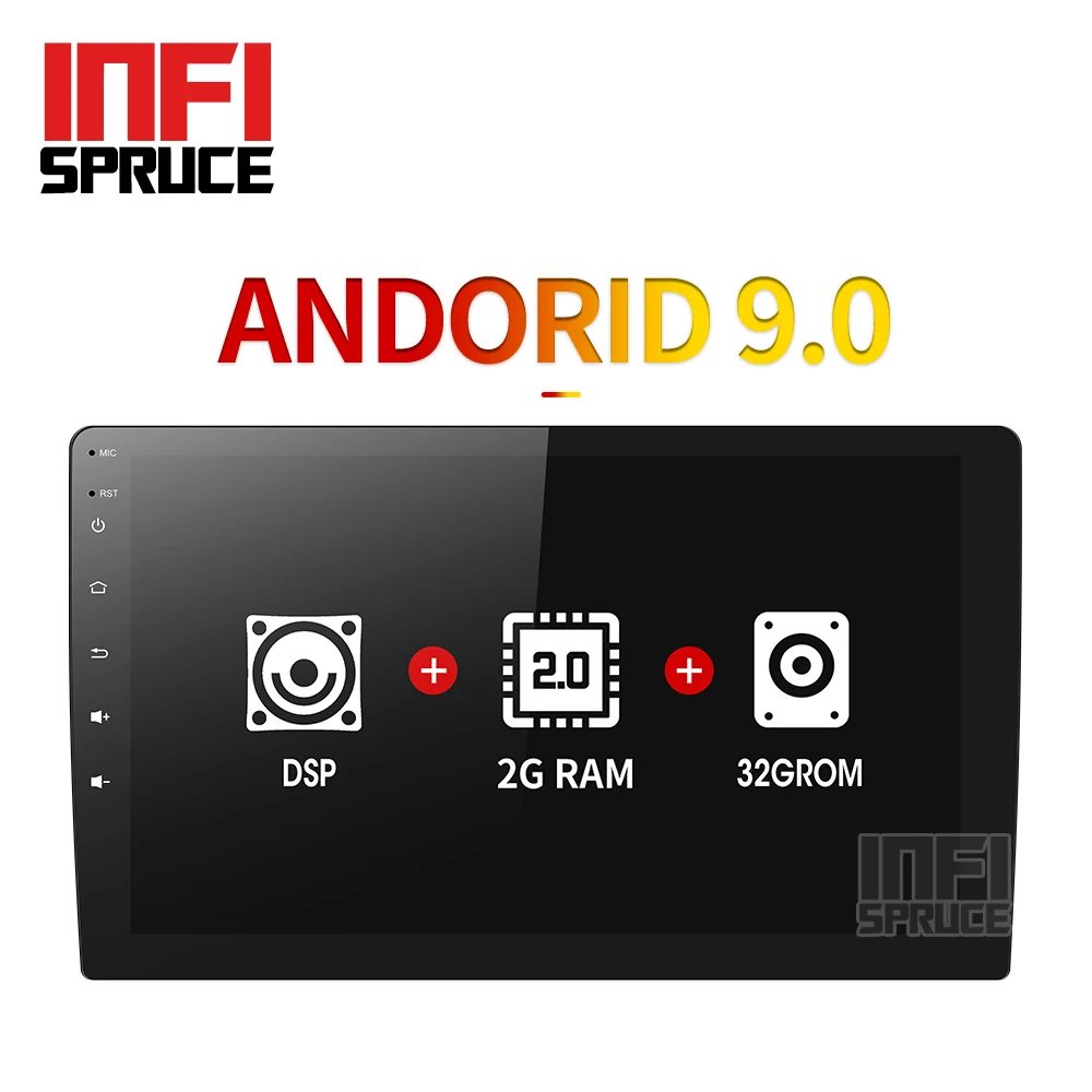 32G 10 1 дюймов android 9 0 автомобильный dvd gps Навигатор Радио Видео плеер стерео