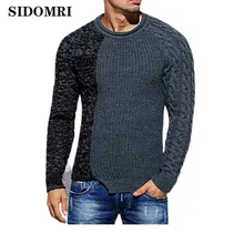 Autumn Winter Sweater Men O-Neck Collar Long Sleeve Sweaters Pullovers Thick Warm Knitted Pullover Mens Sweaters Knitwear