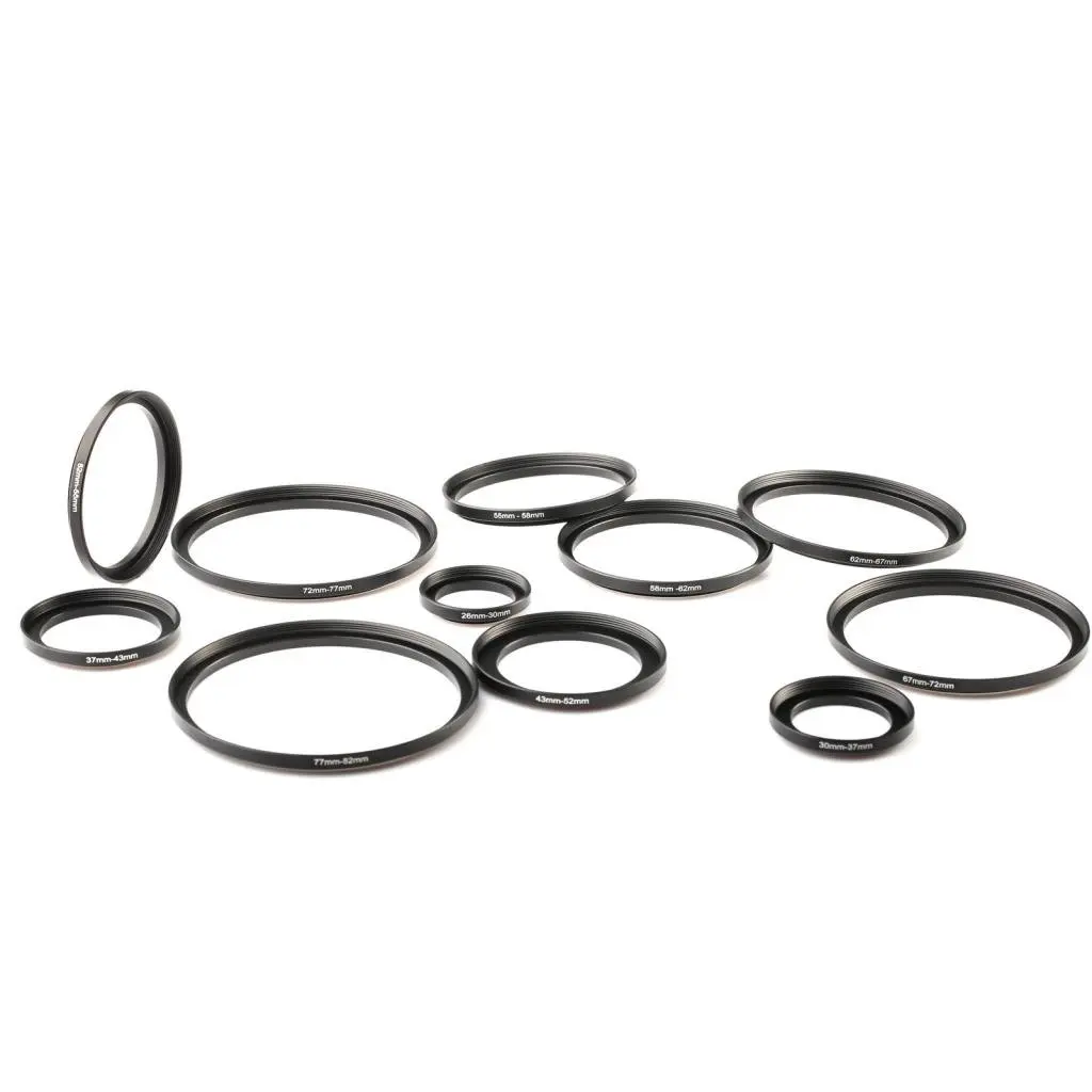 49mm-82mm Step Up Lens Filter Metal Ring Adapter