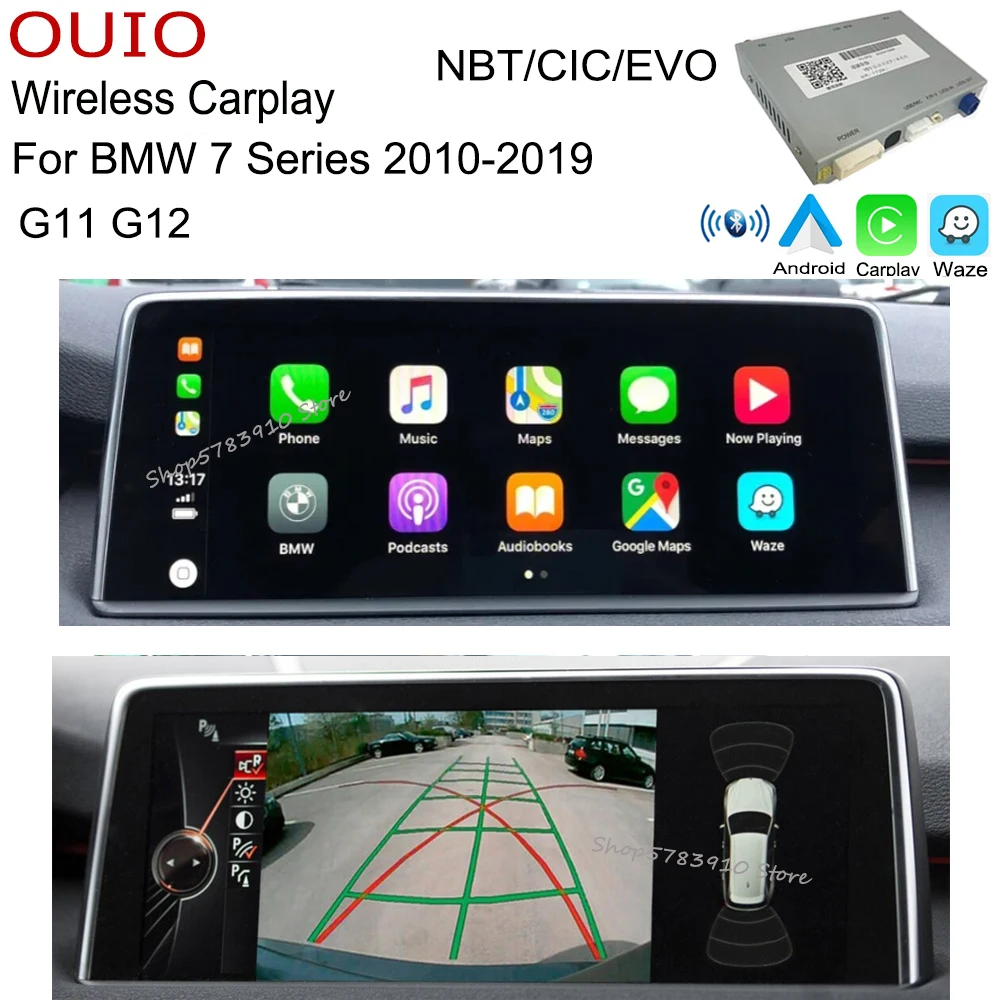 Беспроводной автомобильный Bluetooth интерфейс carplay для Android BMW 7 серии G11 G12 NBT CIC EVO