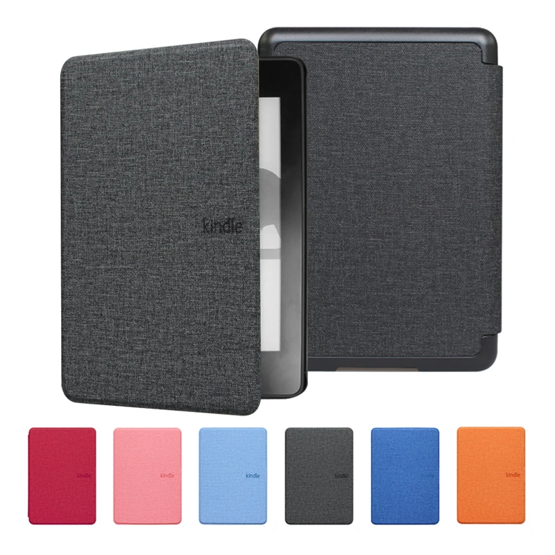 Funda compatible con Kindle Paperwhite 10ª generación 2018 – Fundas ligeras  de piel sintética para Kindle Paperwhite 4 – Shy Blue Fog Rose