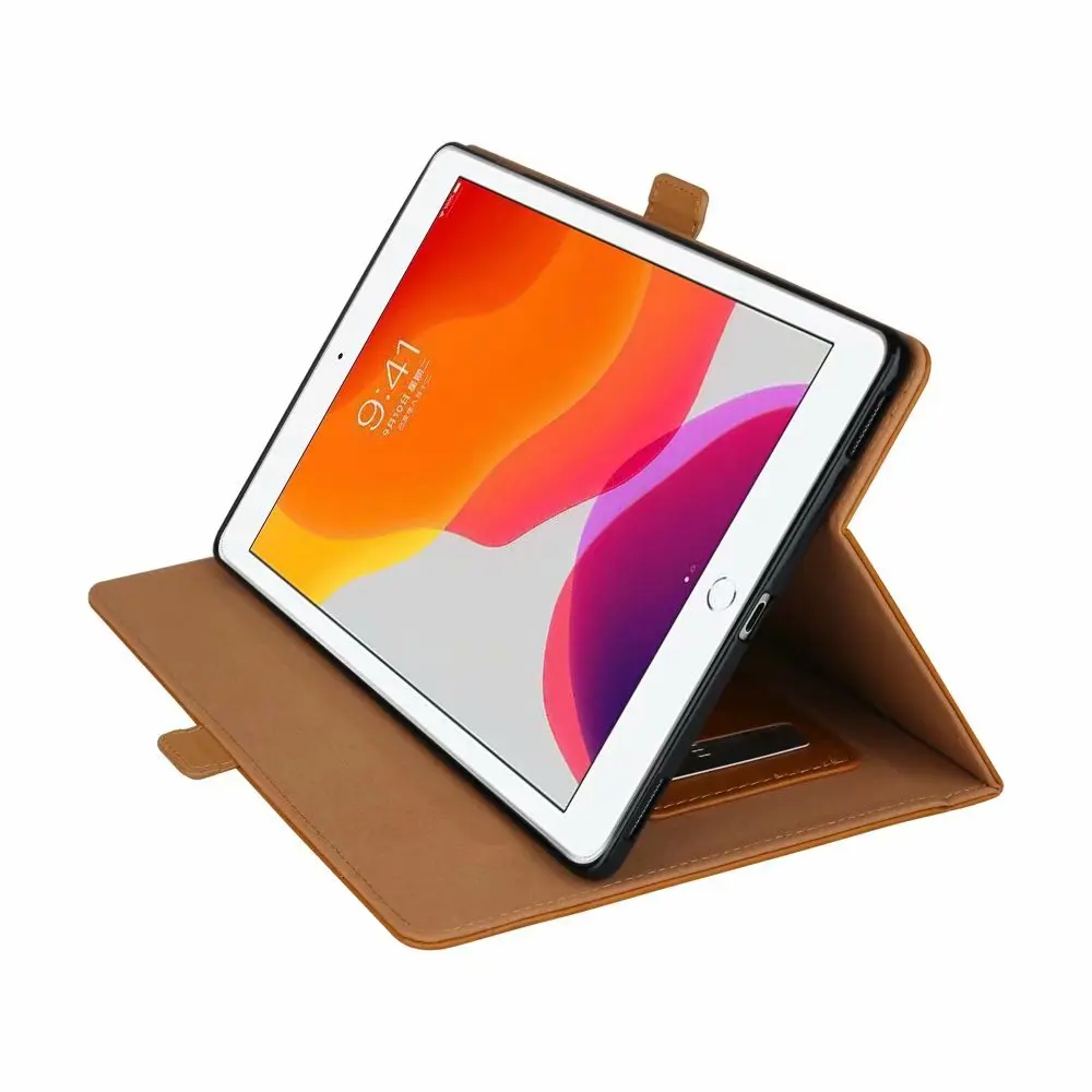 Модный умный чехол для планшета из искусственной кожи для нового IPad 7th Gen Pro, 10,2 дюймов,, крышка зажима, подставка, чехол+ ручка