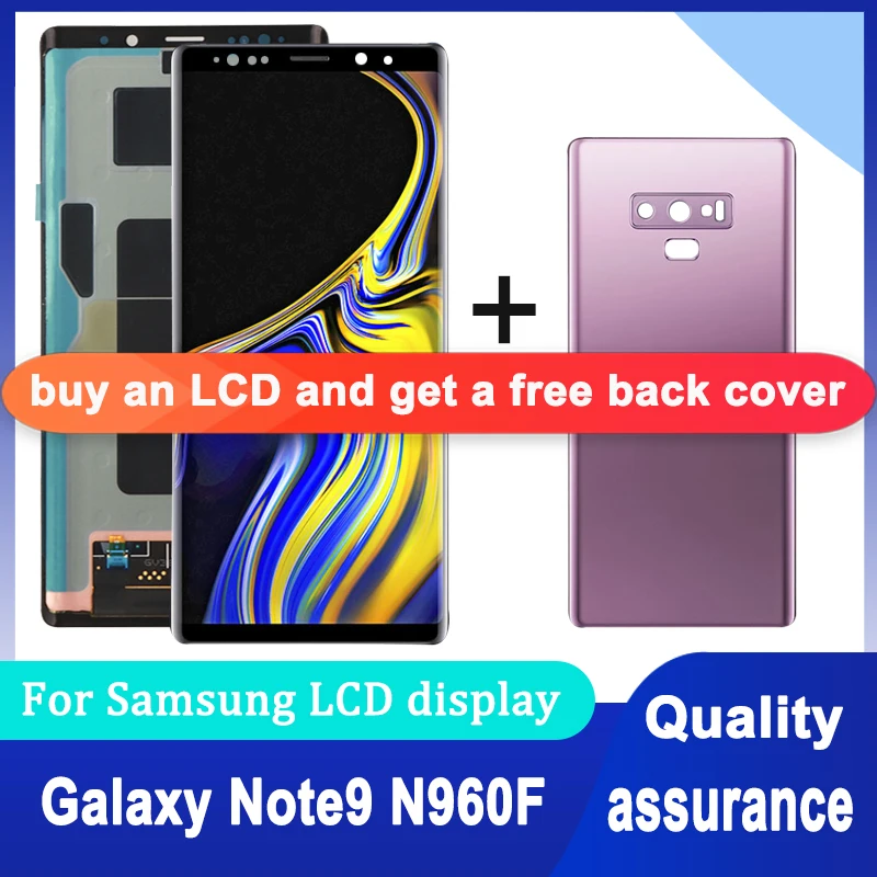 Оригинальный дисплей 6 4 ''Super AMOLED для Samsung Galaxy Note9 Note 9 сенсорный экран с