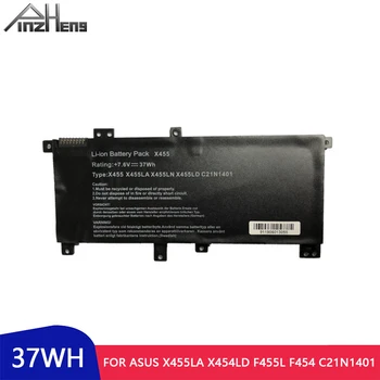 

PINZHENG Laptop Battery For ASUS X455LA X454LD F455L F454 C21N1401 R455LD X454W Y483LD W419L K455L Li-ion Laptop Bateria