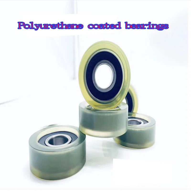 

1 Pcs of 15*50*15 cm 6002 Bearings, Soft Rubber PU PolyureThane Silent Coating Steering Wheel Rolling Guide