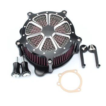 

Motorcycle Air Cleaner Venturi Intake Filter for Softail Custom FXST 93-15