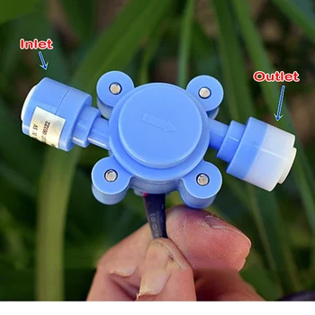 

Food Grade Flow Sensor for Water Dispenser Coffee Tea Machine Electric Mini DC 5V 1/4 Pulse Counter Gree Electrical Accessories